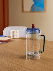 MADE.COM Clear Modern Studio 8 Cup Glass Cafetiere 1000ml - Image 1 of 4