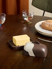 MADE.COM Brown Enzo Butter Dish - Image 2 of 6