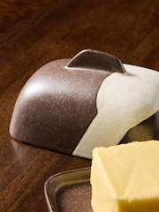 MADE.COM Brown Enzo Butter Dish - Image 4 of 6