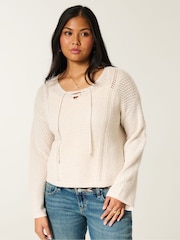 Джемпер с V-образным вырезом Hollister - Изображение 1 3