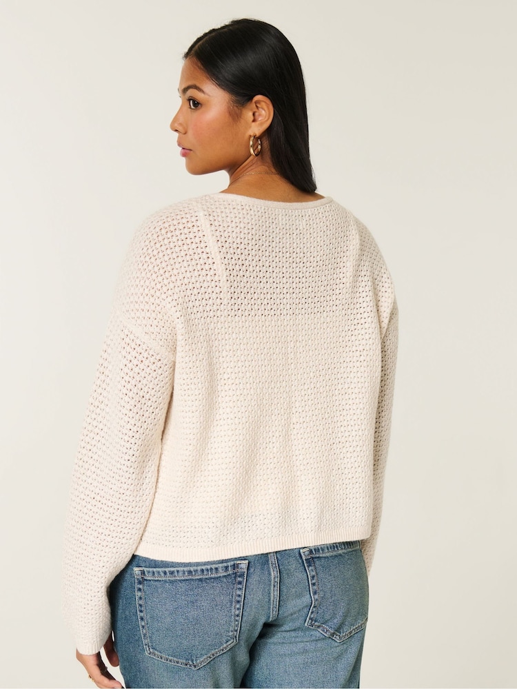 Джемпер с V-образным вырезом Hollister - Изображение 2 3