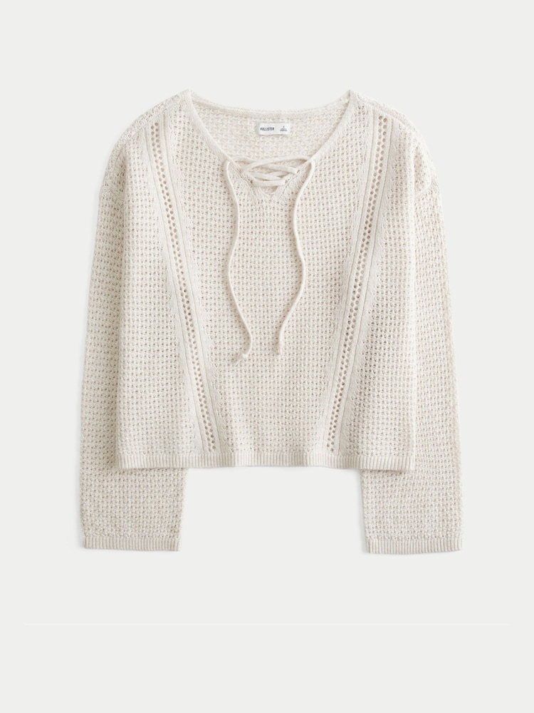 Джемпер с V-образным вырезом Hollister - Изображение 3 3