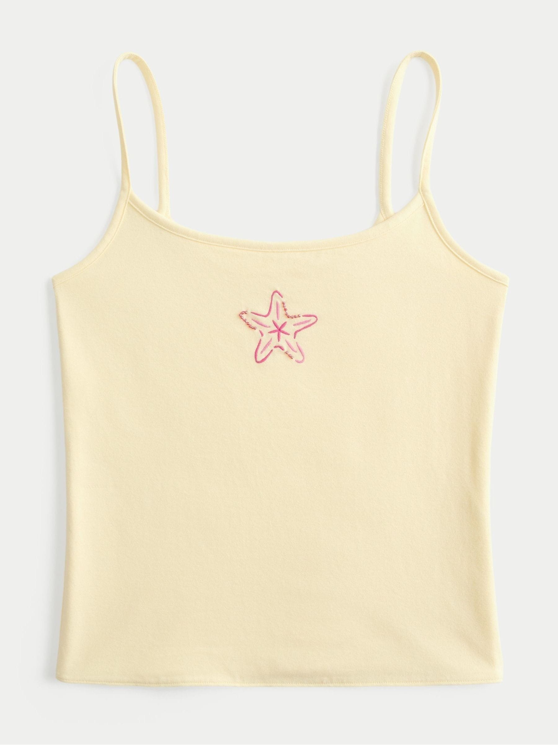 Buy Hollister Yellow Spring Break Reversible Strappy Cami Top from
