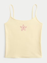 Hollister Yellow Spring Break Reversible Strappy Cami Top - Image 5 of 6