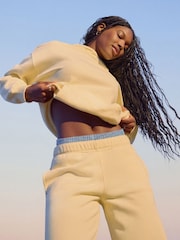 Hollister Yellow Hollister Grey Oversized Logo Graphic Hoodie - Image 1 of 8