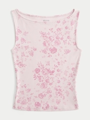 Rosa - Hollister Slash-Neck Tank Top - Imagen 1 de 1