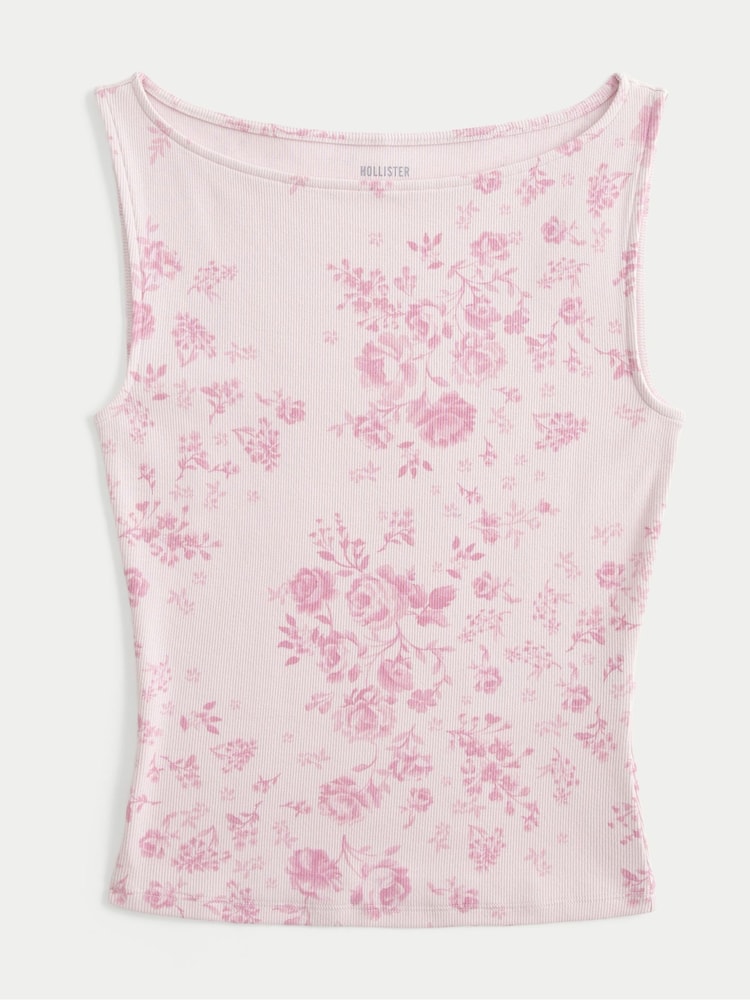Rosa - Hollister Slash-Neck Tank Top - Imagen 1 de 1