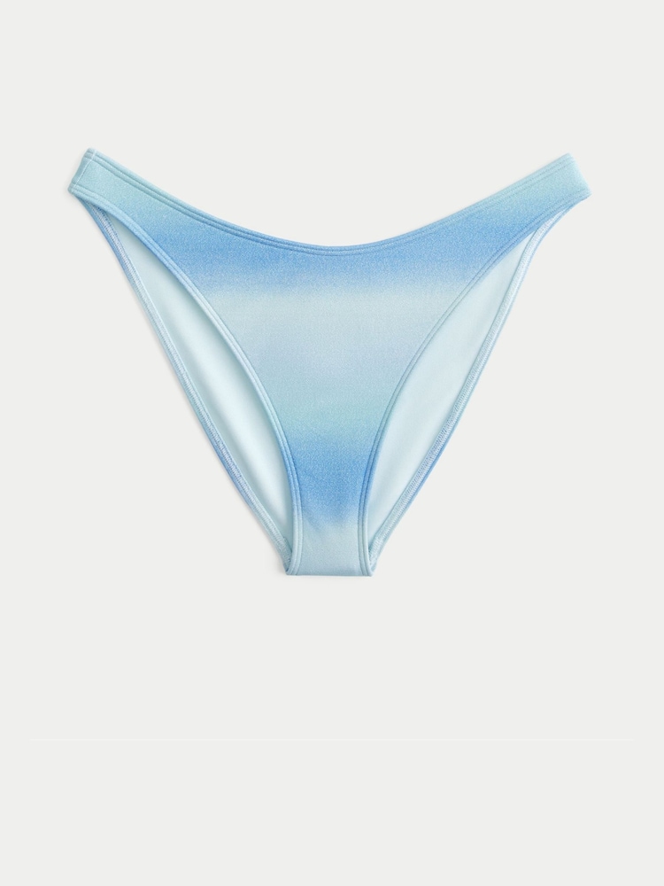 Hollister Blue Shimmer Cheeky Bikini Bottom - Image 3 of 3 Hollister Blue Shimmer Cheeky Bikini Bottom - Image 3 of 3