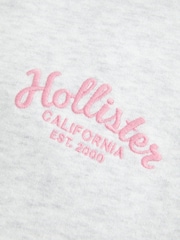 Hollister Grey Hollister Grey Oversized Logo Graphic Hoodie - Image 4 of 4