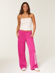 Rosa - Hollister Feel Good Wide Leg Logo Graphic Sweatpant Joggers - Bild 1 von 5
