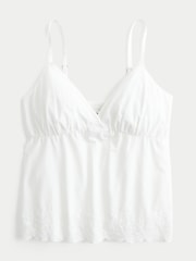 Hollister White Embroidered Sequin Top - Image 4 of 6