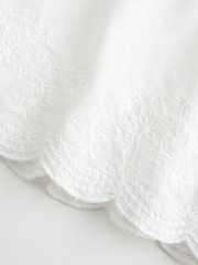 Hollister White Embroidered Sequin Top - Image 5 of 6