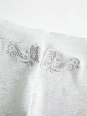 Hollister Grey Butterfly Embroidery Bootcut Sweatpants - Image 3 of 3