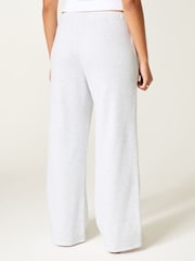 Hollister Light Grey Feel Good Wide Leg Logo Graphic Sweatpant Joggers - Image 2 of 5