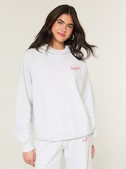 هودي فضفاض برسمة Sweethearts Only من Hollister - Image 2 of 5