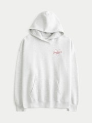 هودي فضفاض برسمة Sweethearts Only من Hollister - Image 5 of 5
