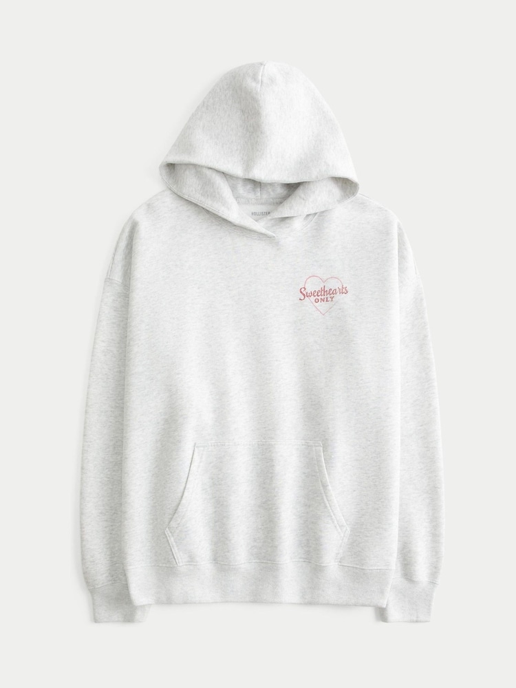 هودي فضفاض برسمة Sweethearts Only من Hollister - Image 5 of 5 هودي فضفاض برسمة Sweethearts Only من Hollister - Image 5 of 5