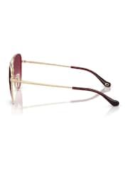 COACH 0HC7182 Pilot Guld Solbriller - Billede 2 af 5