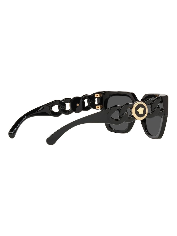 Versace Black Square Sunglasses - Image 12 of 12 Versace Black Square Sunglasses - Image 12 of 12