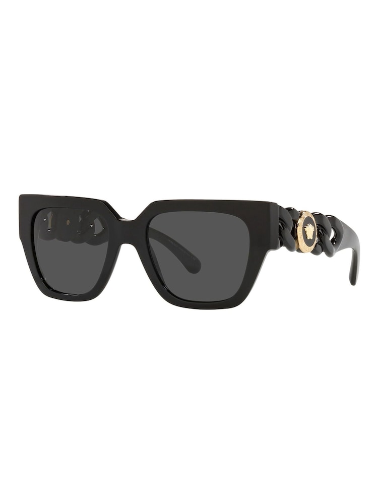 Versace Black Square Sunglasses - Image 2 of 12 Versace Black Square Sunglasses - Image 2 of 12