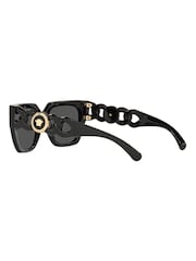 Versace Black Square Sunglasses - Image 5 of 12