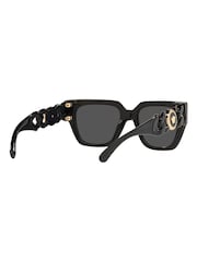 Versace Black Square Sunglasses - Image 8 of 12