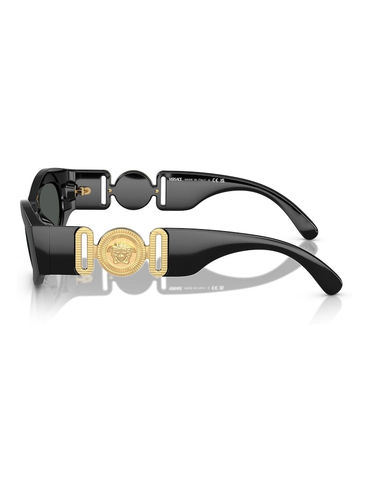 Versace Black Cat Eye Sunglasses - Image 2 of 5 Versace Black Cat Eye Sunglasses - Image 2 of 5