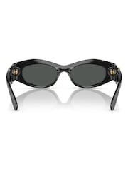 Versace Black Cat Eye Sunglasses - Image 4 of 5