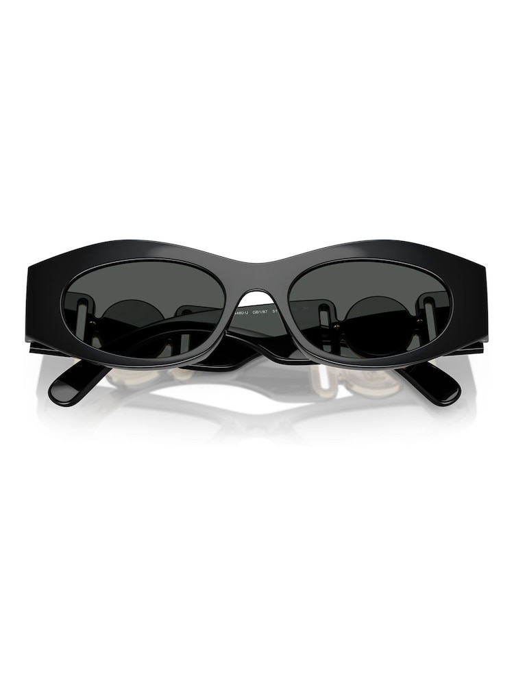 Versace Black Cat Eye Sunglasses - Image 5 of 5 Versace Black Cat Eye Sunglasses - Image 5 of 5