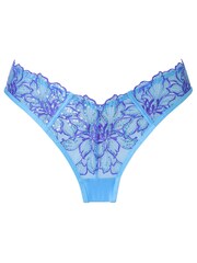 Ann Summers Blue Camille Sequin Embroidery High Waist Brazilian Briefs - Image 5 of 5