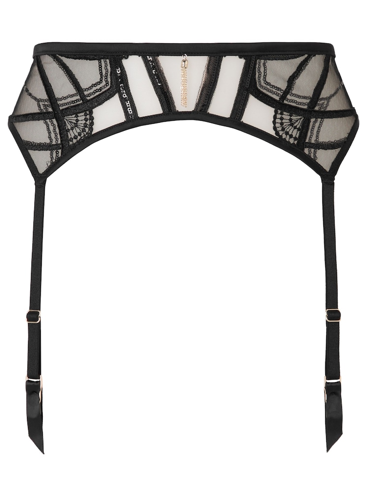 Ann Summers Black Desiring Decadence Suspender Belt - Image 5 of 5