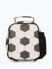 Hype Black/White Football Lunch Bag - Image 2 of 2