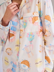 Chelsea Peers Cotton Slow Sundays Print Long Pyjamas Set - Imaginea 3 din 6