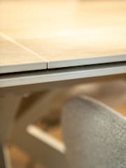 Kettler Beige Oslo 6 Seater Dining Table and Chair Set - Image 3 of 8