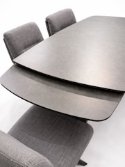 Kettler Grey Vermont 4 Seater Dining Table and Chair Set - Image 9 of 9