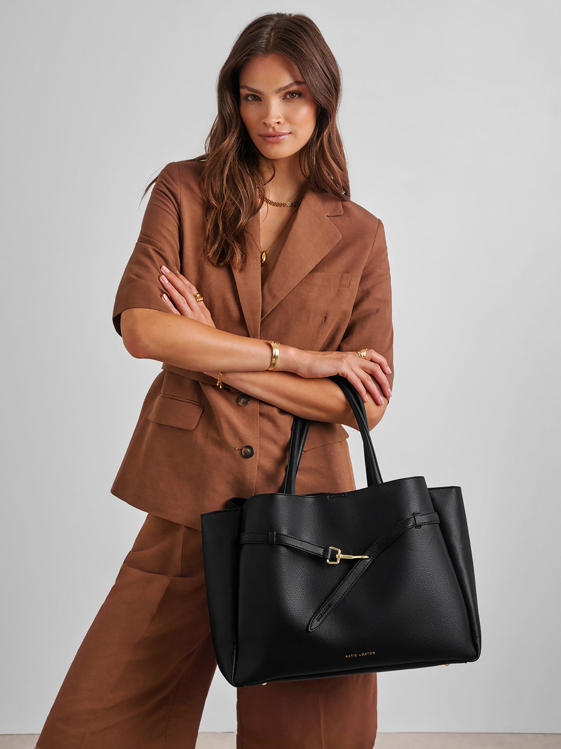 Buy Katie Loxton Black Maddie Work Tote Bag from the Next UK