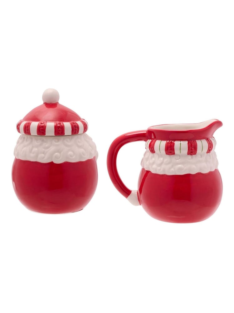 Widdop Christmas Santa Sugar Bowl & Milk Jug Set - Image 5 of 5