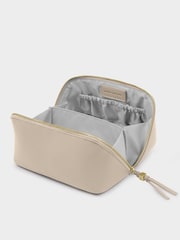 Katie Loxton White Soho Medium Make Up Wash Bag - Image 2 of 4
