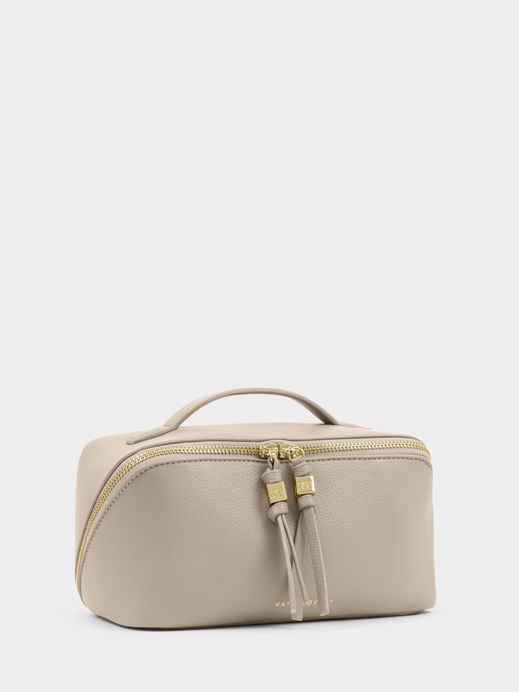 Katie Loxton White Soho Medium Make Up Wash Bag - Image 4 of 4