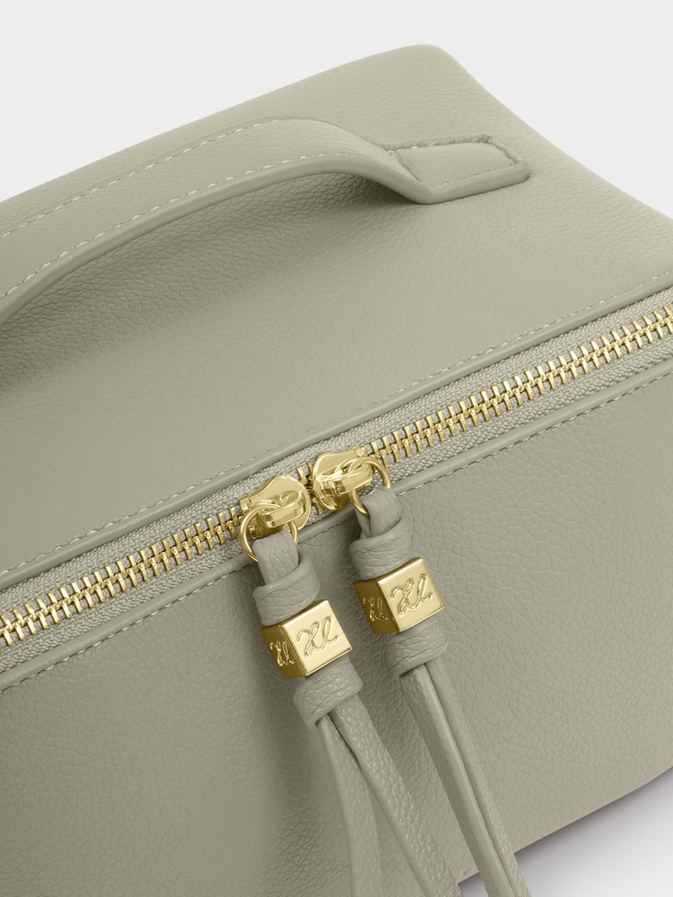 Katie Loxton Green Soho Medium Make Up Wash Bag - Image 4 of 4