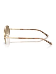 Emporio Armani 0EA2171 Pilot Gold Sunglasses - Image 4 of 5