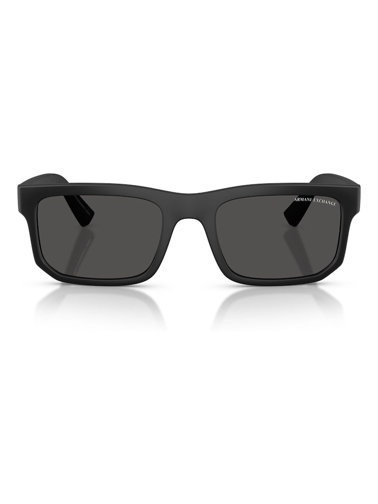 Armani Exchange Black Square Sunglasses - Image 1 of 5 Armani Exchange Black Square Sunglasses - Image 1 of 5