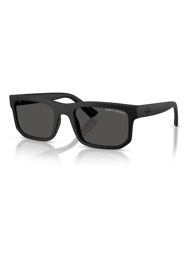 Armani Exchange Black Square Sunglasses - Image 2 of 5 Armani Exchange Black Square Sunglasses - Image 2 of 5