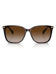 Ralph By Ralph Lauren Brown Square Sunglasses - Image 1 of 5