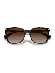 Ralph By Ralph Lauren Brown Square Sunglasses - Image 3 of 5