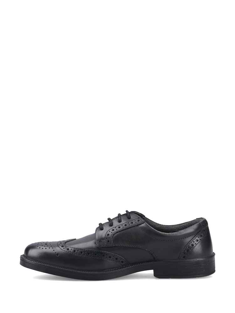 Hush Puppies Black Nolan Brogue Shoe - Image 2 of 6 Hush Puppies Black Nolan Brogue Shoe - Image 2 of 6