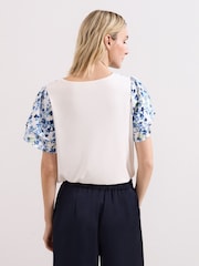 Phase Eight Blue Rowan Floral Top - Image 5 of 6