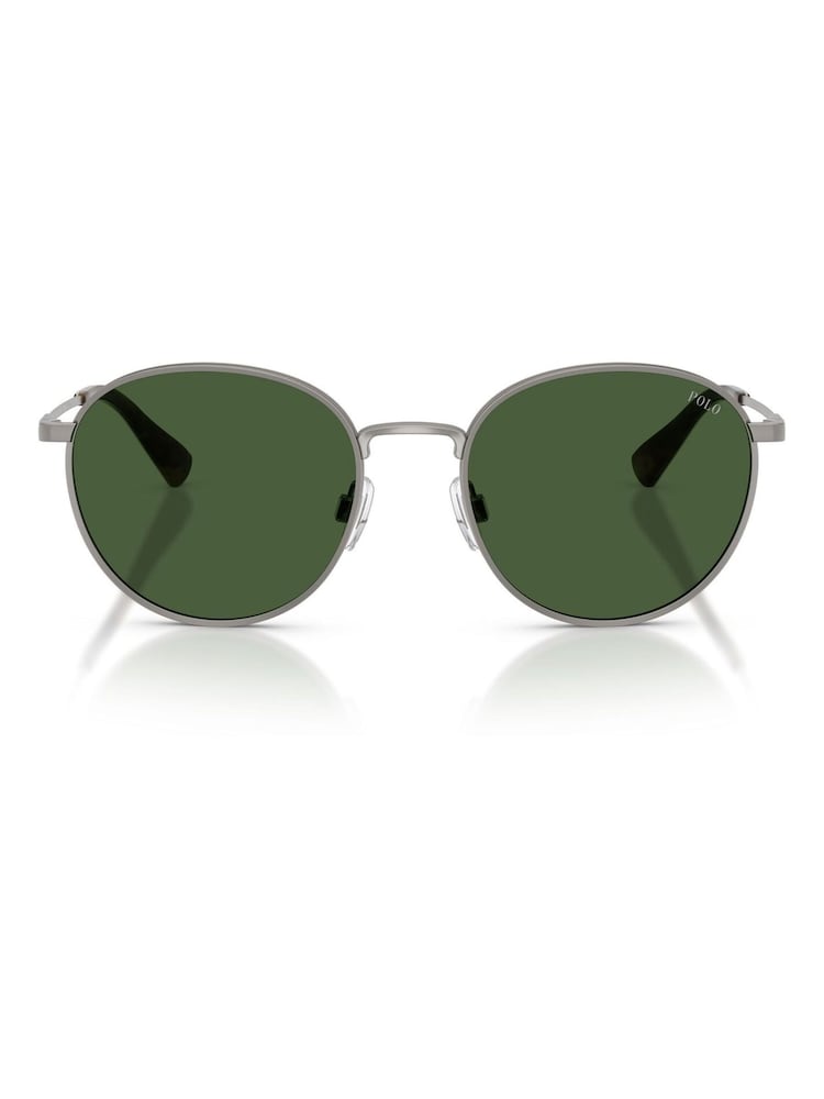 Polo Ralph Lauren Silver 0Ph3163 Phantos Sunglasses - Image 2 of 5