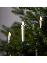 Lights4fun Ivory 10 TruGlow Christmas Tree Candle Lights - Image 1 of 3