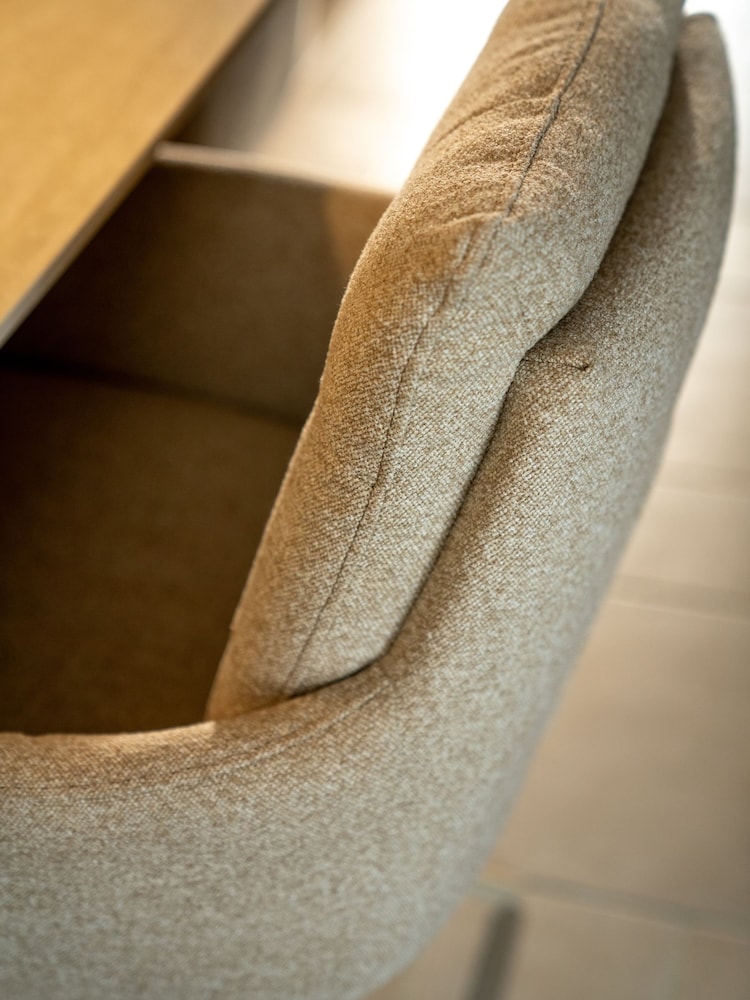 Kettler Set of 2 Cream Joey Swivel Armchairs - Image 2 of 5